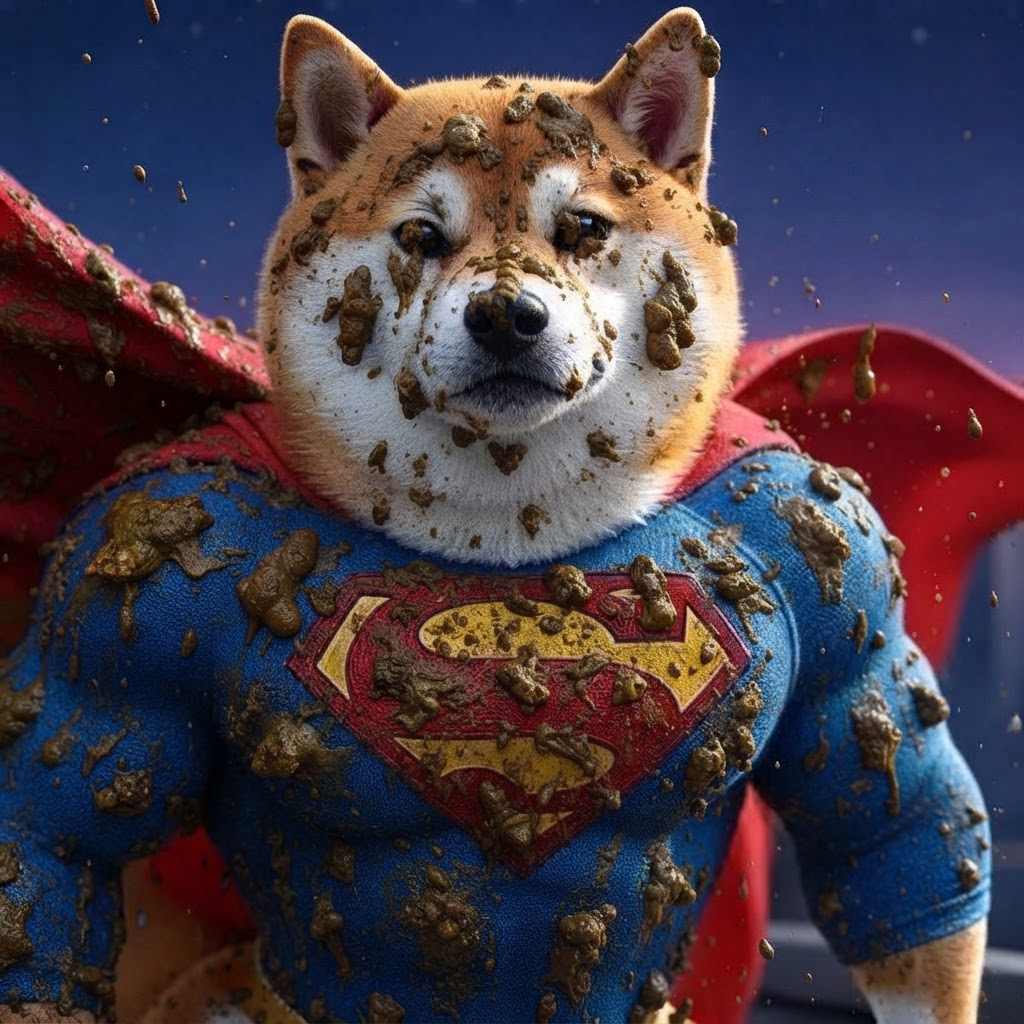 Super Poop superhero character